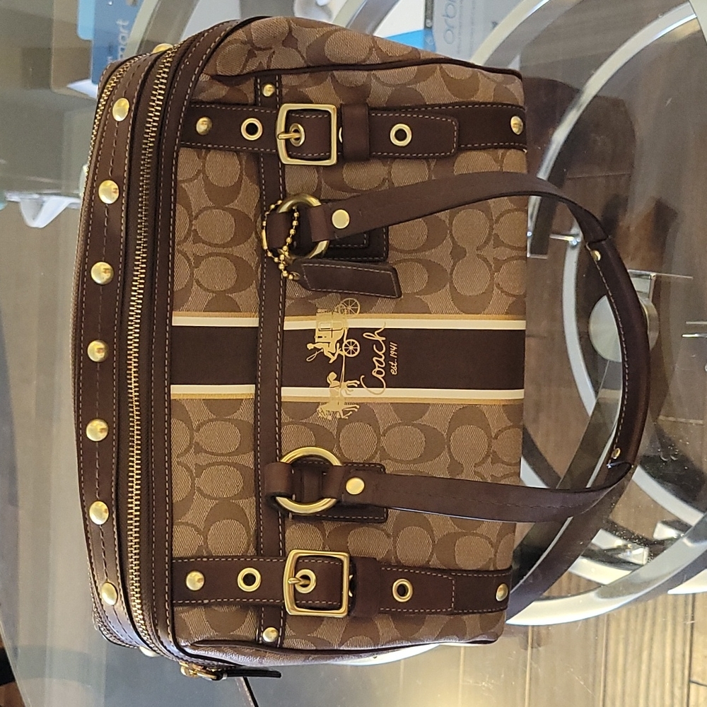 Gently used Coach satchel